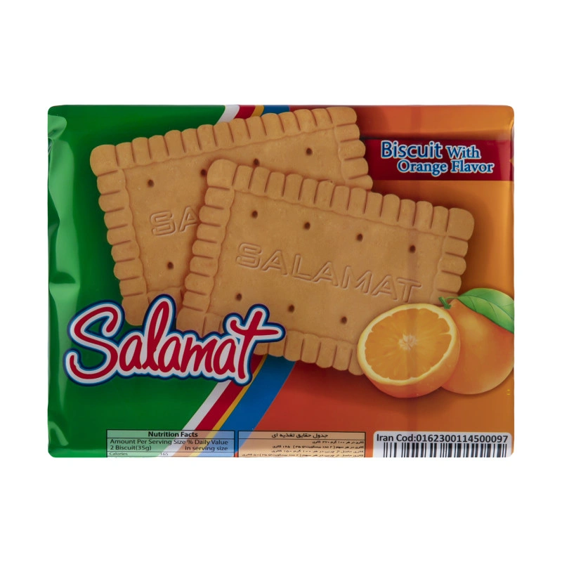 بیسکویت مینی خانواده با طعم پرتفالی 220 گرم سلامت