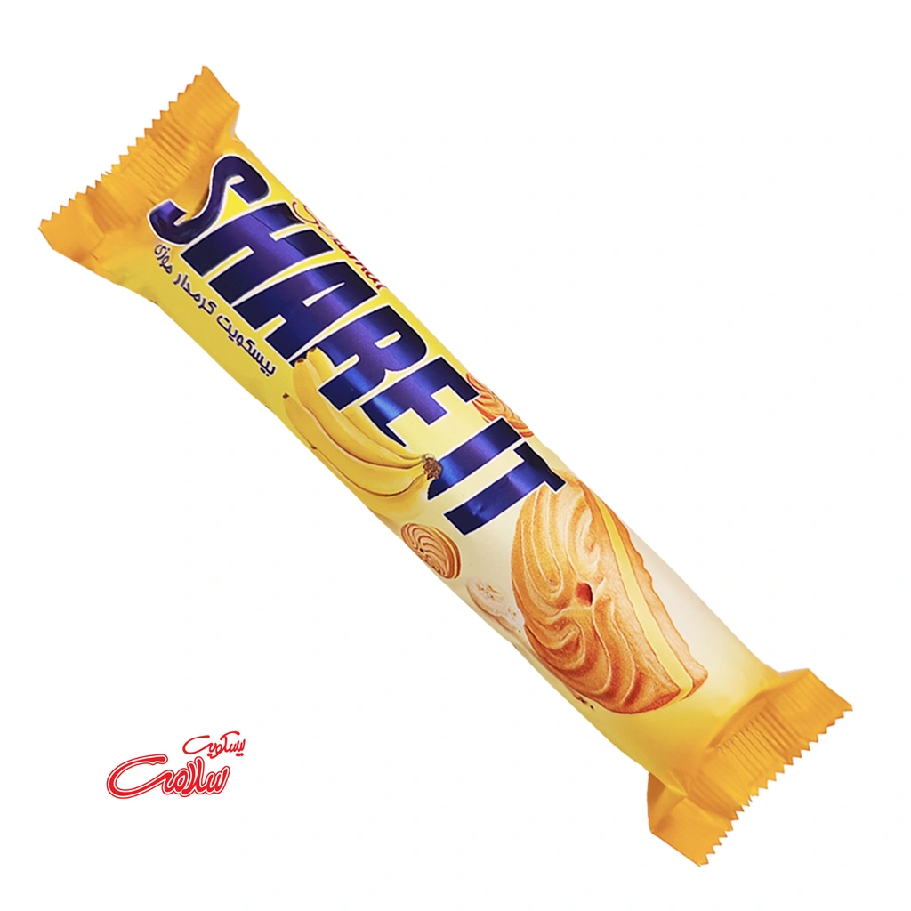 بیسکویت کرمدار موزی 120 گرمی ( shareit ) سلامت 