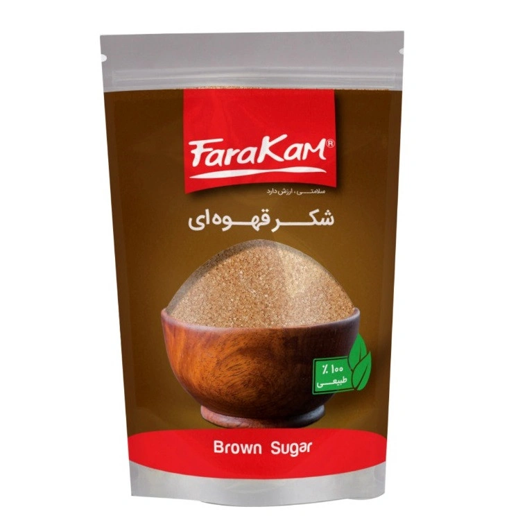 شکر قهوه ای 500 گرم فرکام