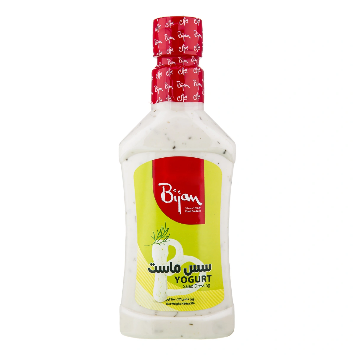 سس سالاد ماست 450 گرمی بیژن