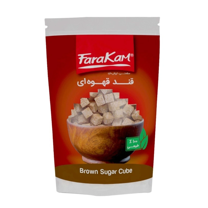 قند قهوه ای 400 گرم فرکام