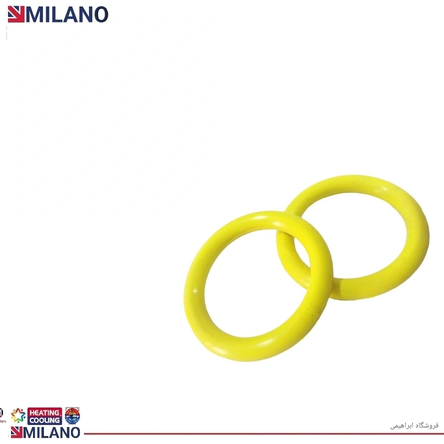 (100 عدد)_واشر پکیج سیلیکونی مبدل صفحه ای M ایران زرد کد 3900 - O
