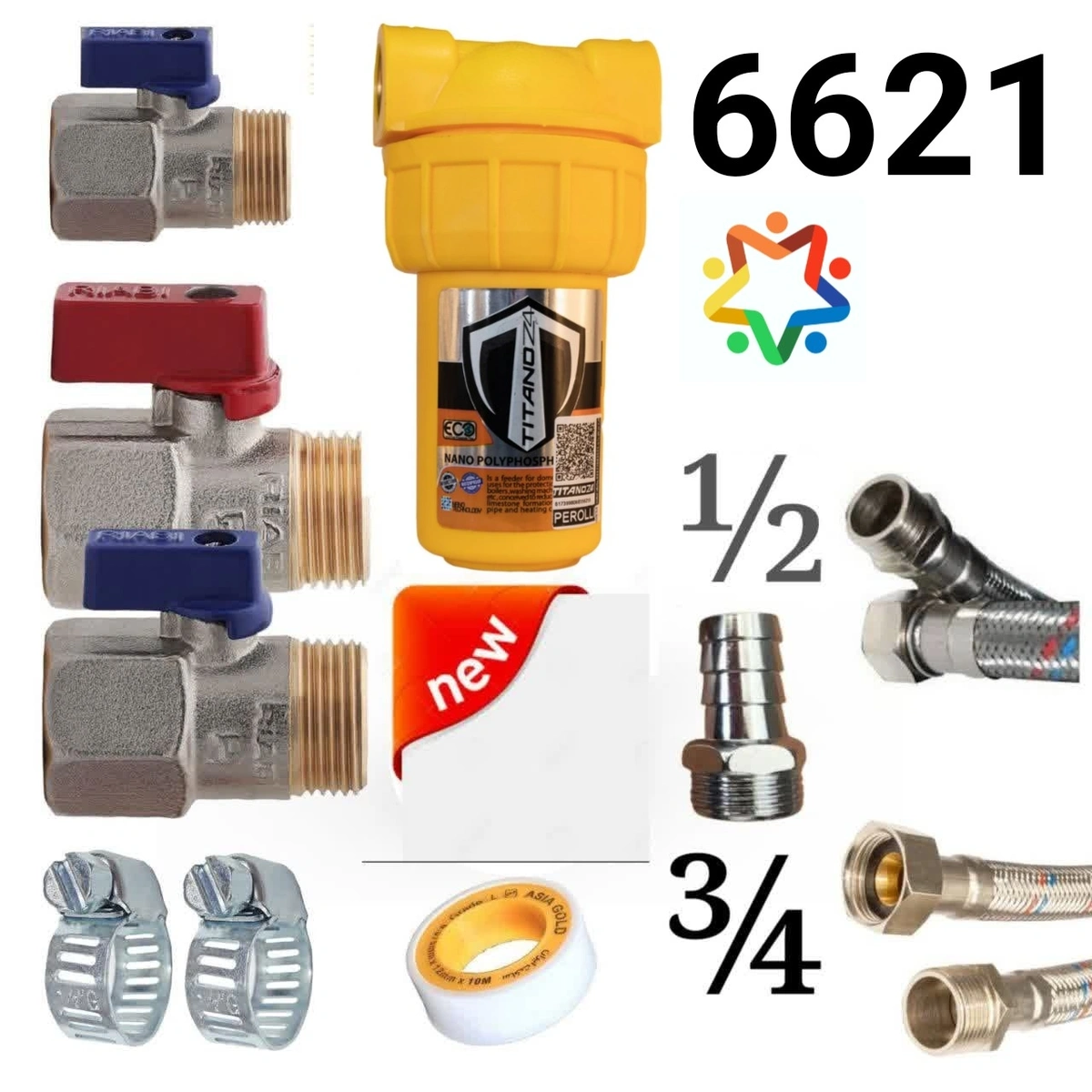 کیت نصب پکیج اقتصادی کد 5521 سختی پروتی 1150 ( k )