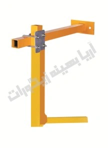 مجموعه علمک و پایه و بست  جاروبک شین هد استیل عایق دار 