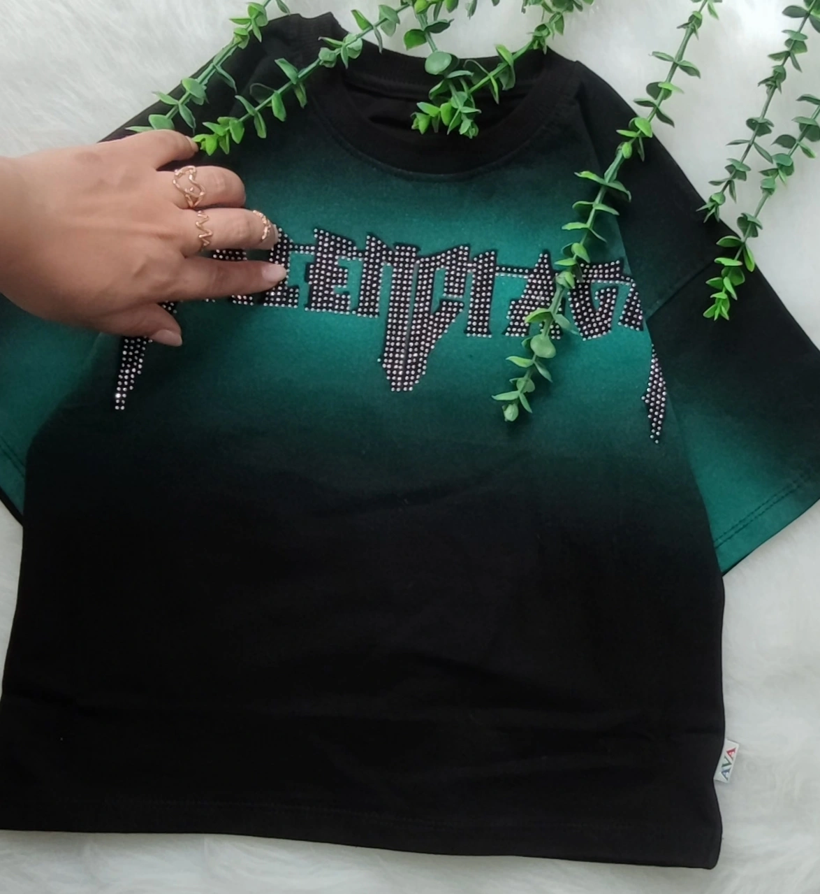 تیشرت پسرانه مشکی وسبز 