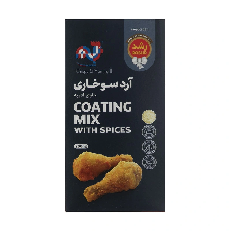 آرد سوخاری با ادویه 200 گرمی مارتین رشد