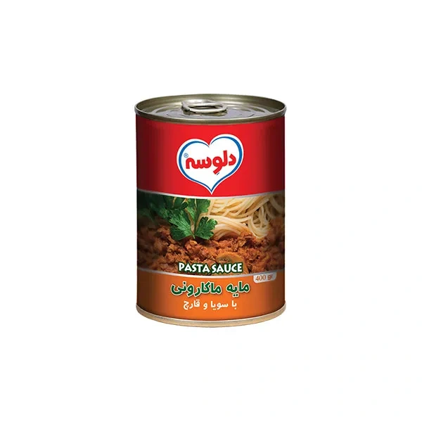 کنسرو مایه ماکارانی 400 گرم دلوسه (12 عددی )