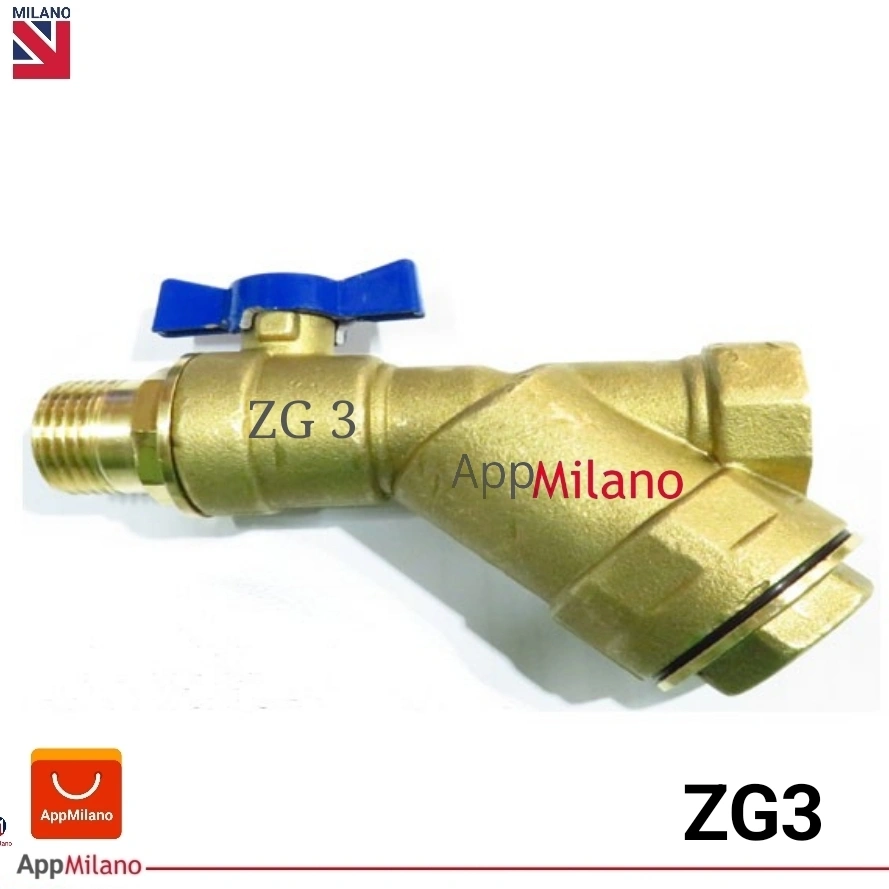 فیلتر مدار گرمایش پکیج تیتان ZG3  برنجی  کد 2133