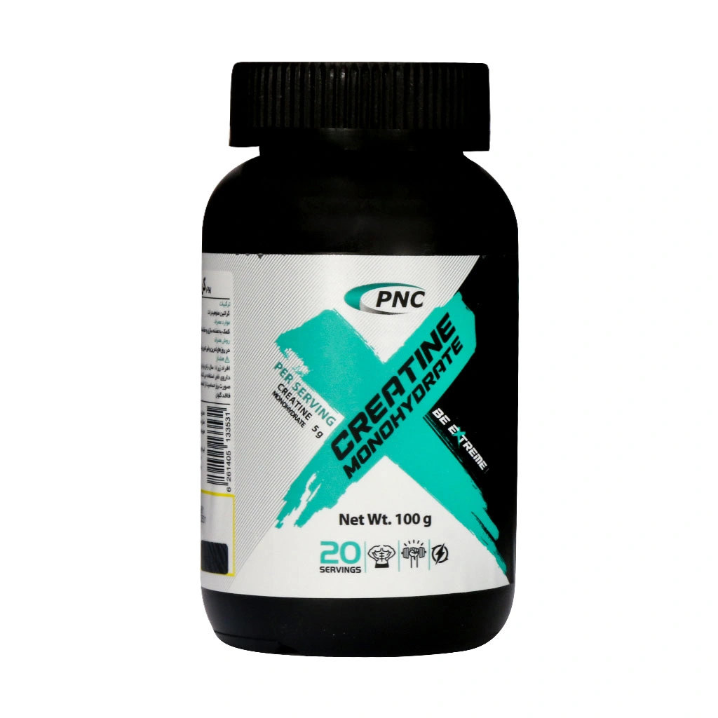 کراتین منوهیدرات (100 گرم) پی ان سی