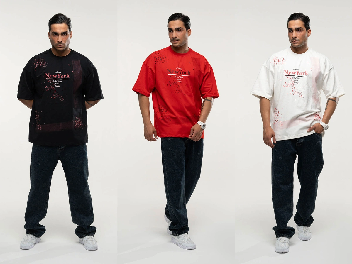 تیشرت دونخ NewYorkFashion پک 9 عددی