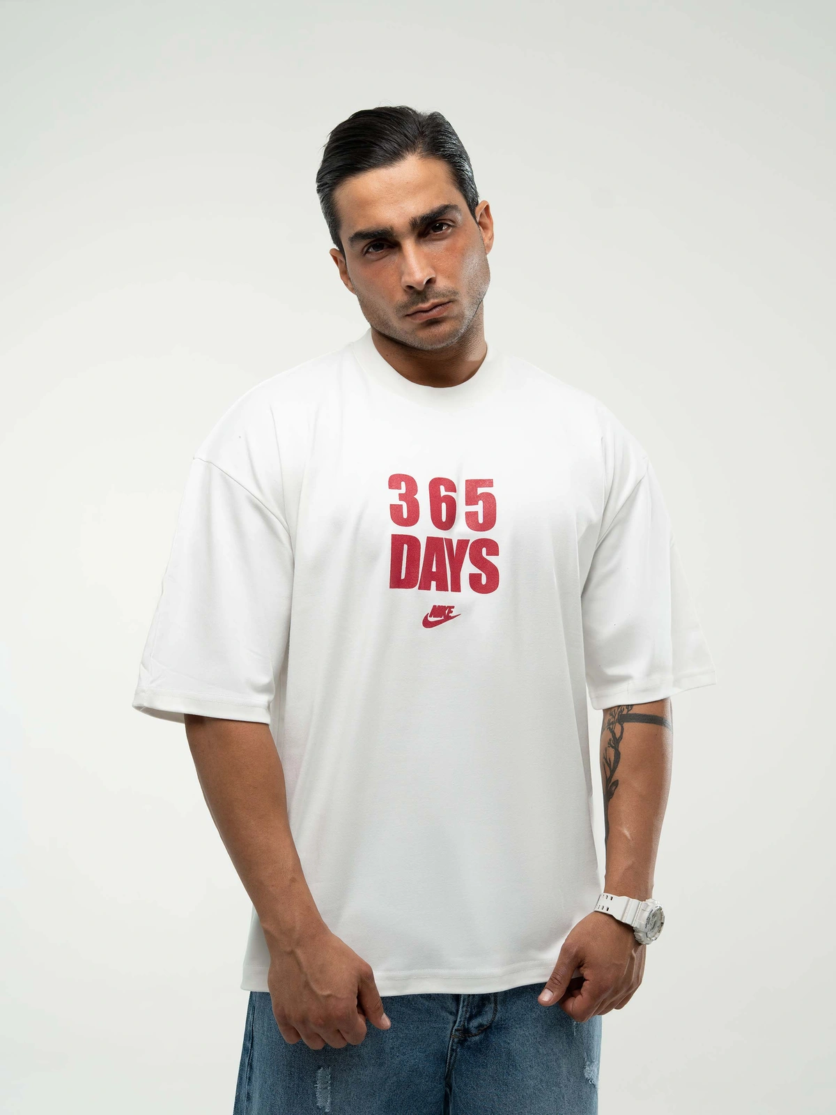 تیشرت دوروپنبه 365Days سفید پک 3 عددی