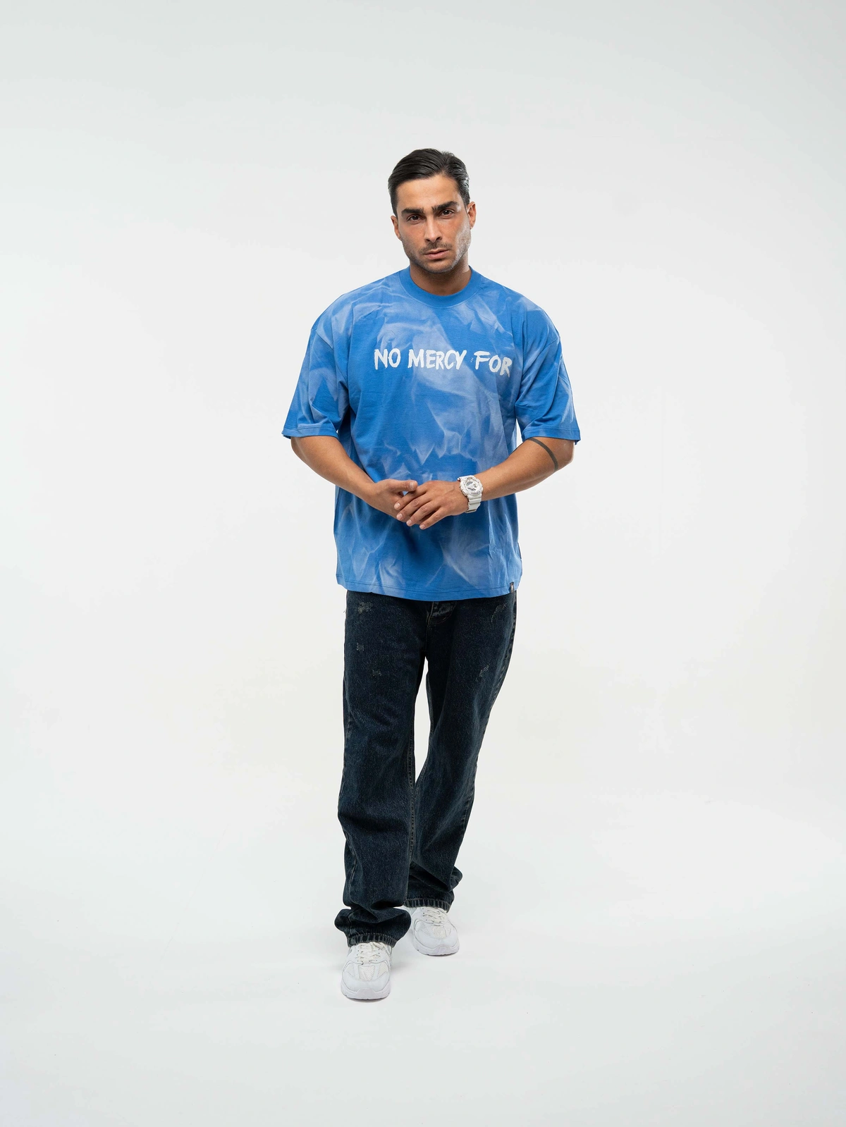 تیشرت NoMercyFor مشکی/آبی پک 6 عددی