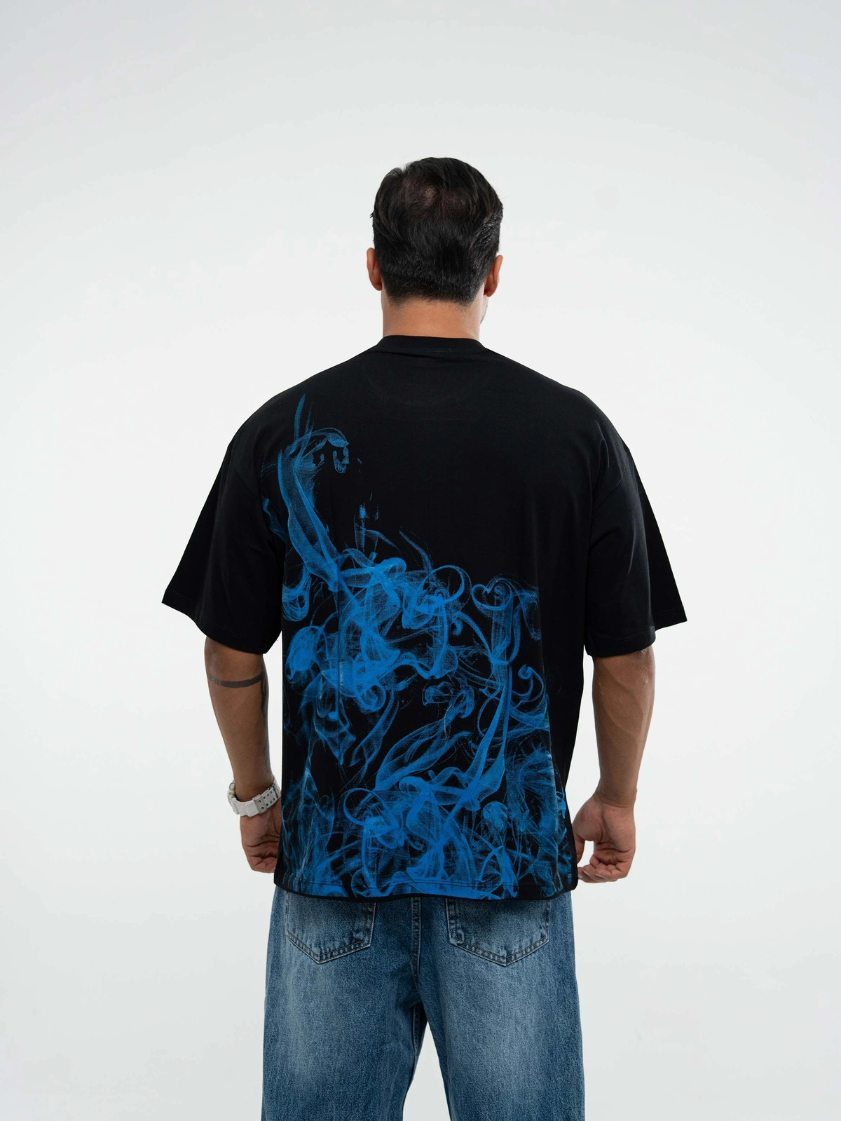 تیشرت TrapstarSecret طوسی/مشکی پک 6 عددی