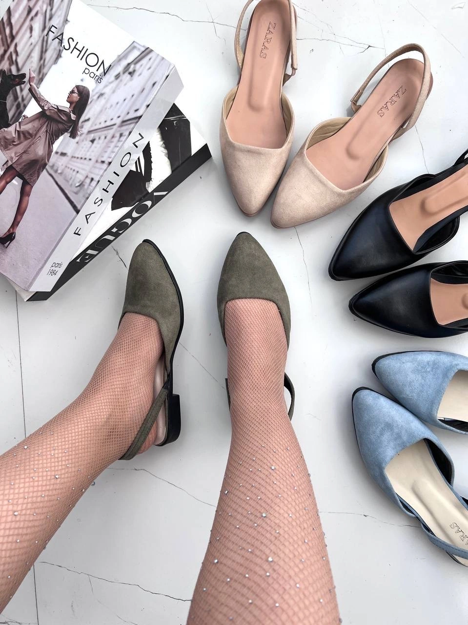 کفش های بابت و فلت ، مدل تخم مرغی