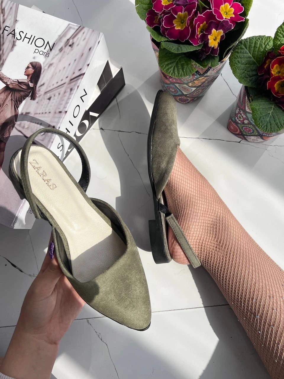 کفش های بابت و فلت ، مدل تخم مرغی