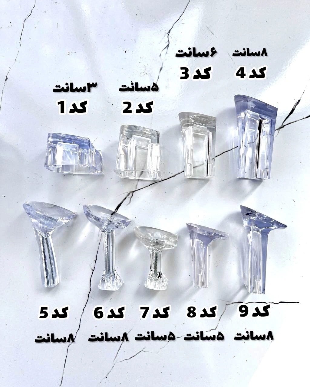 صندل طلقی پاشنه شیشه ای ، مدل شاهیکا