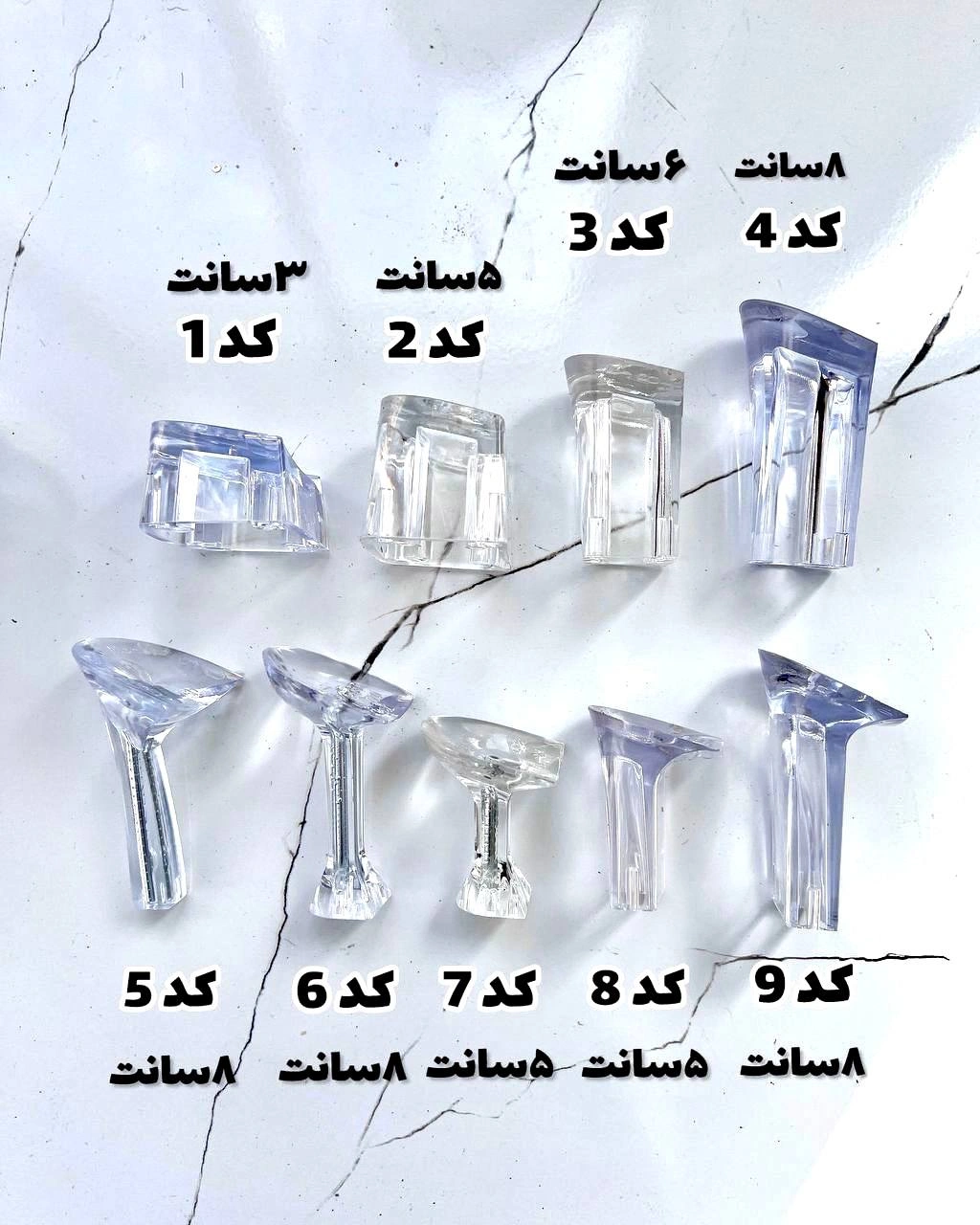 کفش طلقی نگین مربع ، مدل کرانه