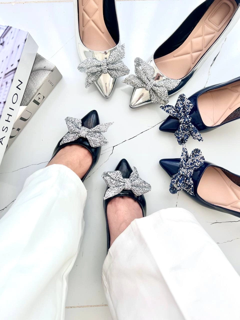 کفش استلتو پاشنه شیشه ای ، مدل لانیا