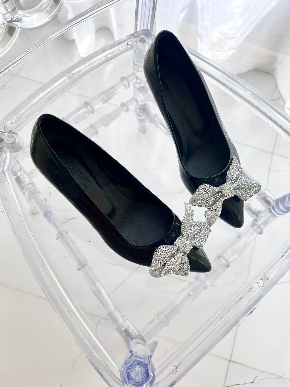 کفش استلتو پاشنه شیشه ای ، مدل لانیا