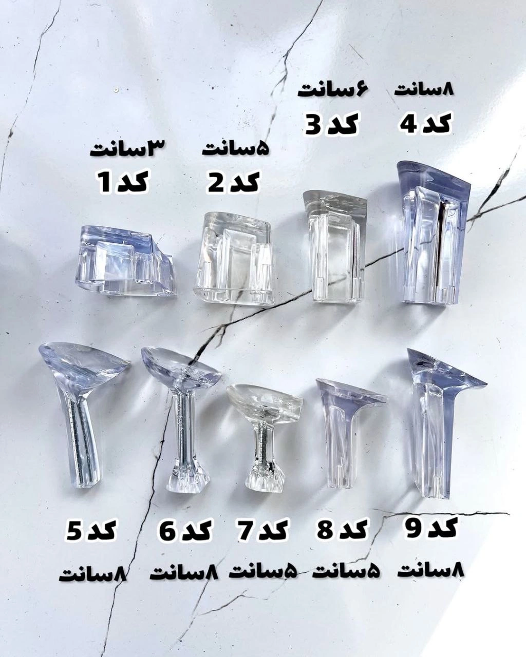 کفش طلقی پاشنه شیشه ای ، مدل دیلا