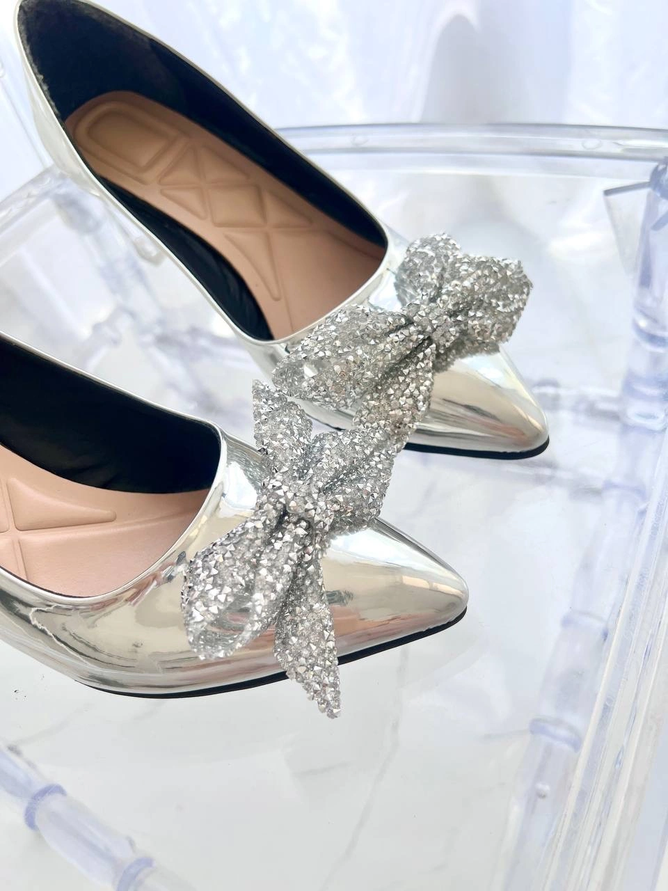 کفش استلتو پاشنه شیشه ای ، مدل لانیا