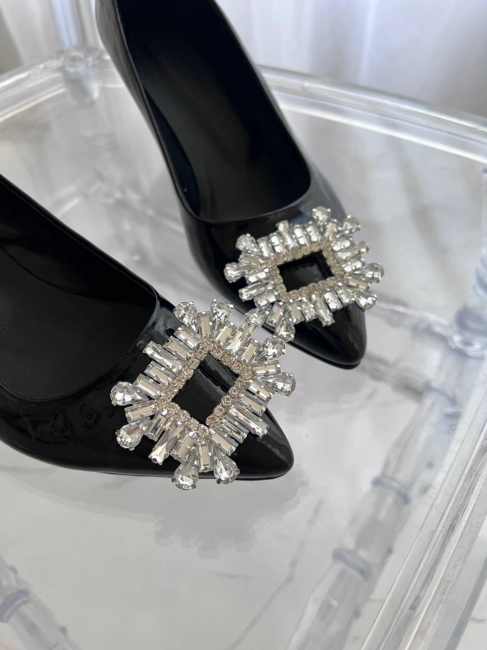 کفش استلتو پاشنه شیشه ای ، مدل رامسینا