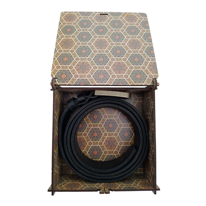 کمربند چرم طبیعی گاوی دست دوز دولایه مدل kg-03