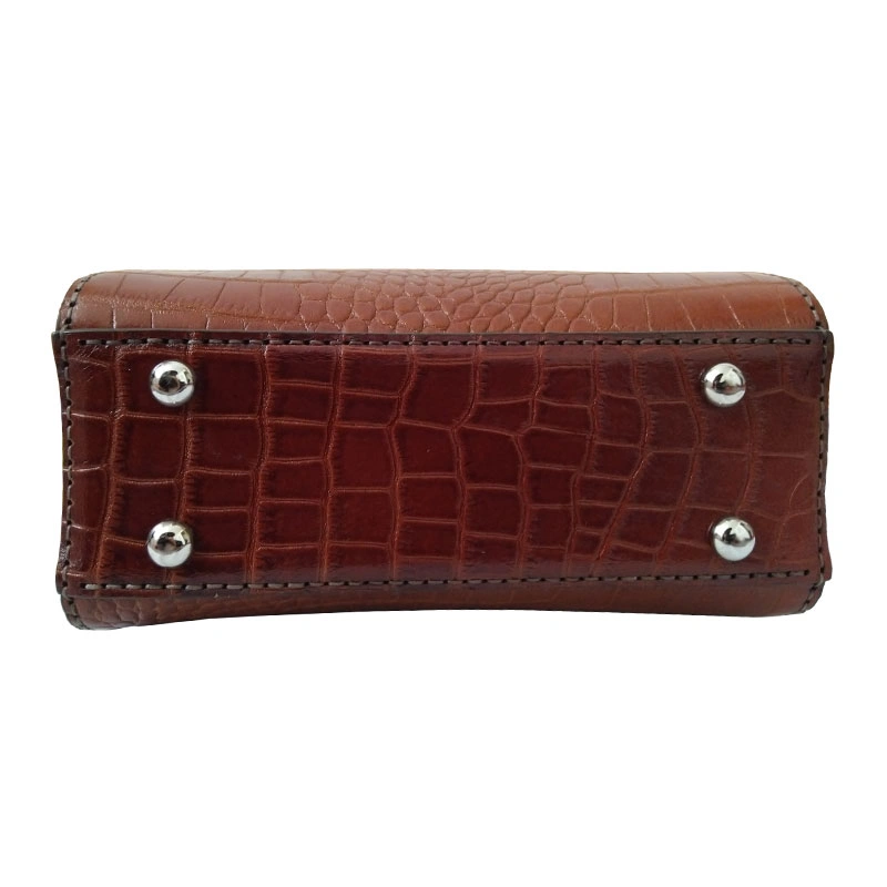 کیف دوشی چرم طبیعی گاوی دست دوز مدل kdg-03 
