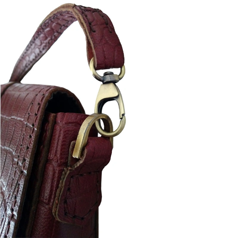 کیف دوشی چرم طبیعی دست دوز مدل kdg-09 