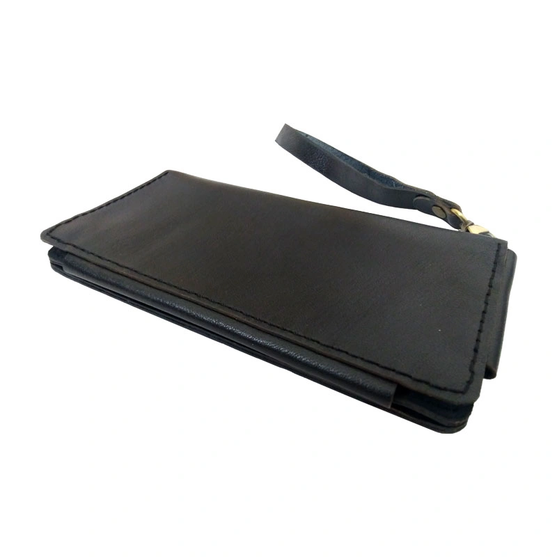 کیف پول و جا موبایلی چرم طبیعی دست دوز مدل kpg-06  