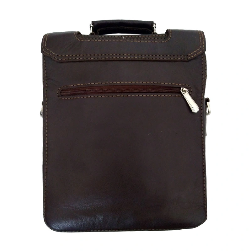 کیف دوشی چرم طبیعی گاوی دست دوز مدل kdg-18