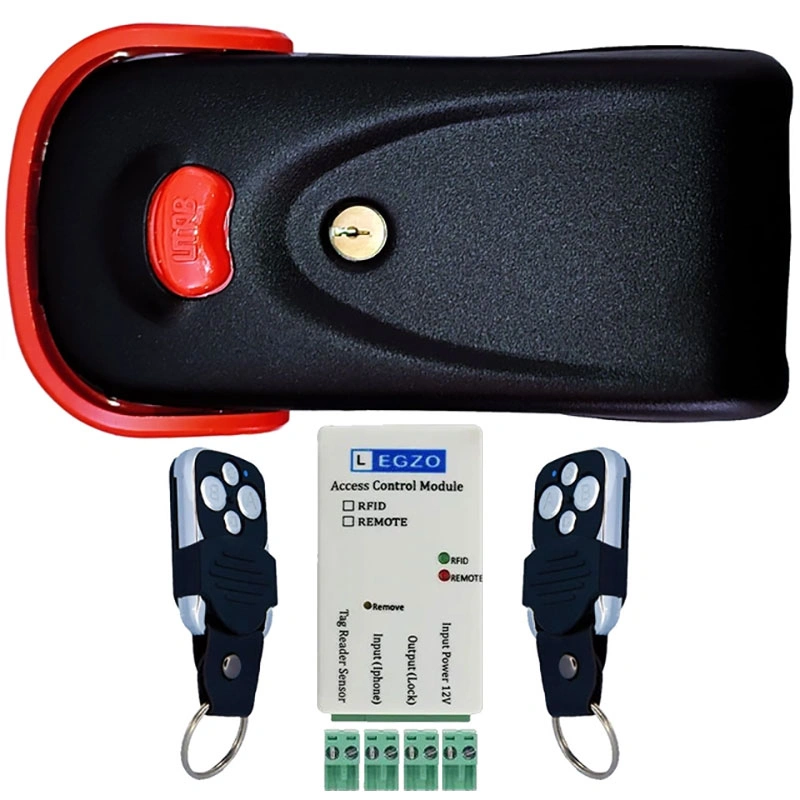 قفل برقی یوتاب کله گاوی مدل 2 ریموت و رسیور صنعتی (5 کلید)
