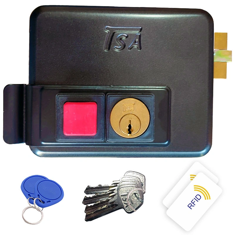 قفل برقی حیاطی تسا TSA مدل تگ و کارت (5 کلید)
