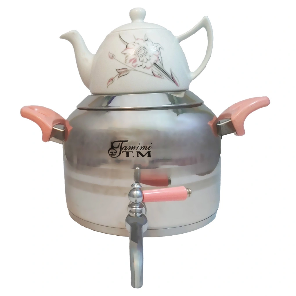 ست قوری و کتری تمام استیل