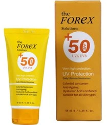 کرم ضد افتاب SPF50 بژ روشن فارکس F1