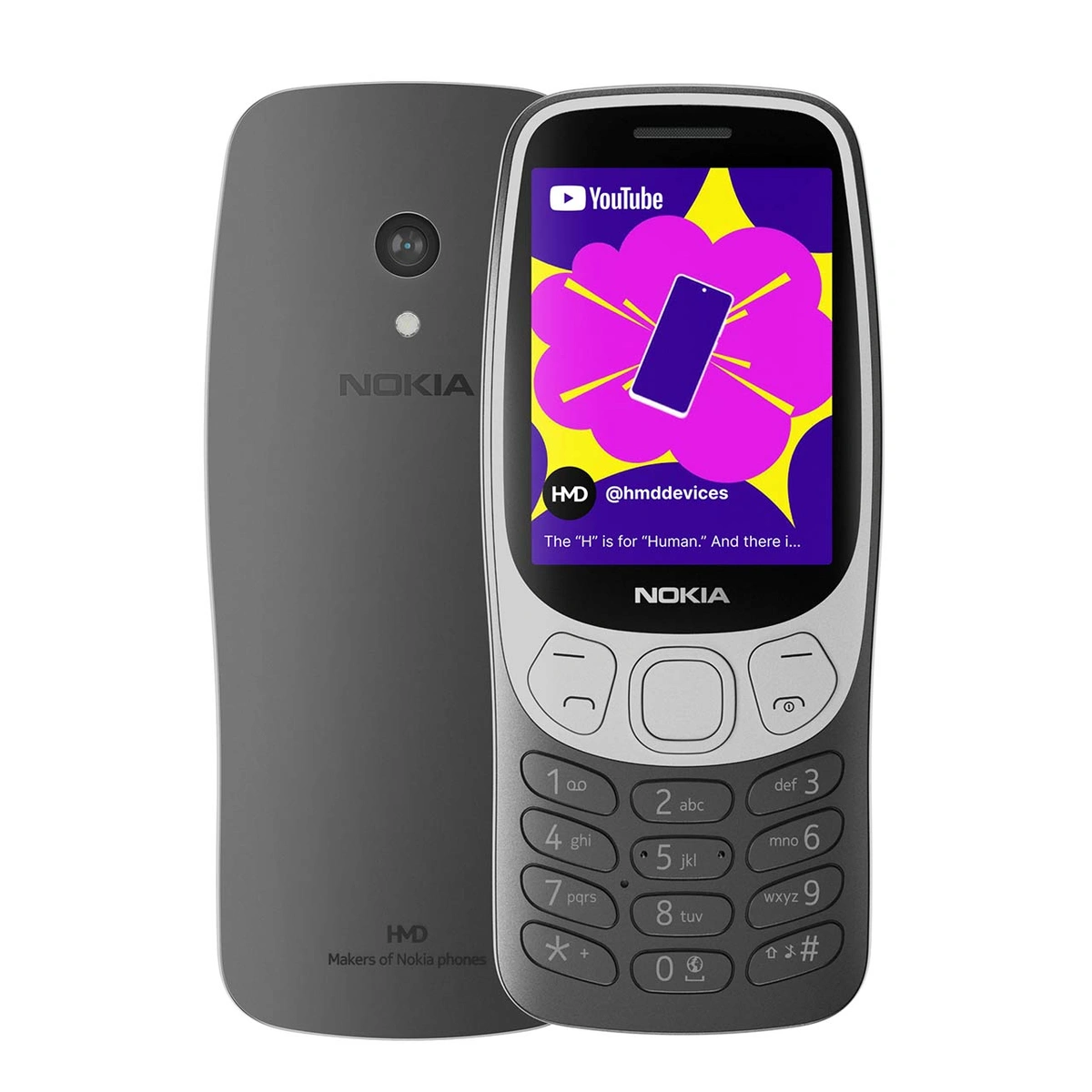 گوشی موبایل Nokia مدل 2024-3210 دو سیم کارت -  مونتاژ ایران تحت لیسانس نوکیا (گارانتی سامتل)