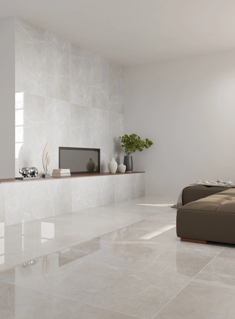 پرسلان دیواری مدل دیاکو طوسی سایز 120×60 کاشی حافظ