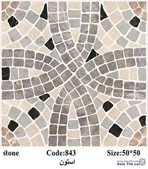 سرامیک کف مدل استون843 سایز 50×50 شرکت کاشی آسیا