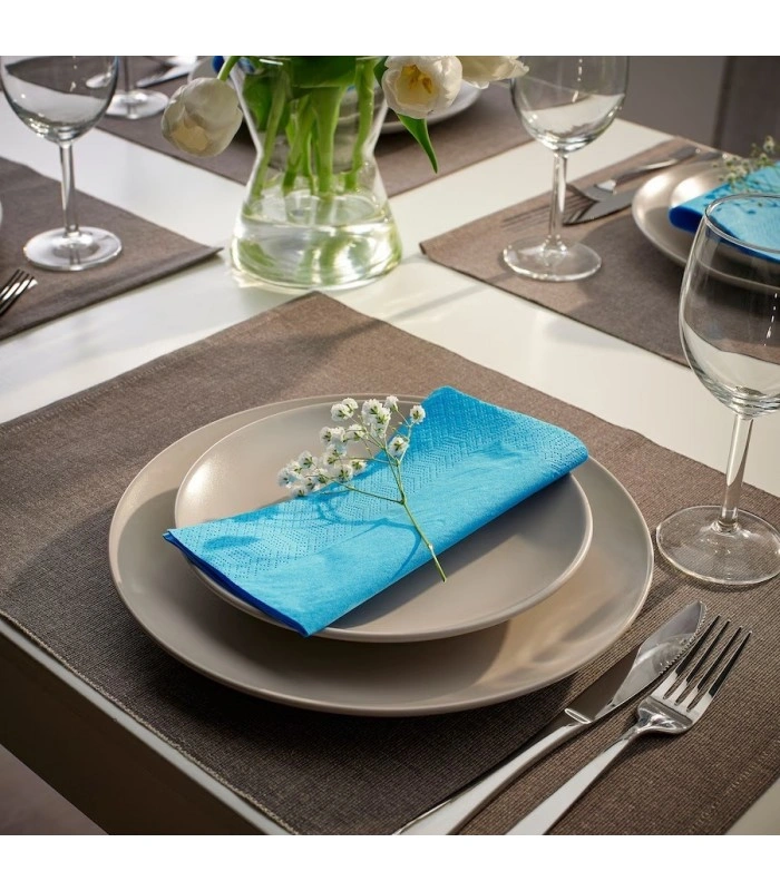 دستمال سفره IKEA مدل FANTASTISK آبی
