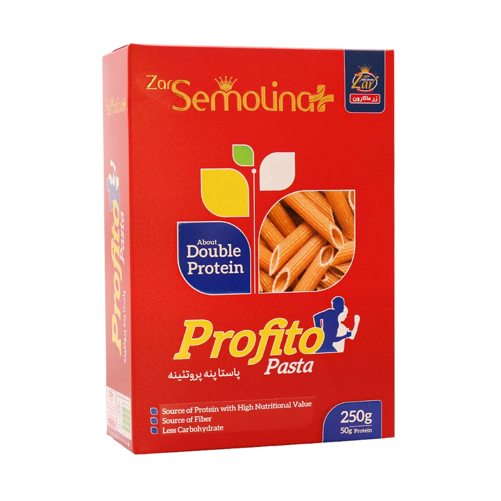 پاستا پنه پروتئینه 250گرم زر سمولینا+