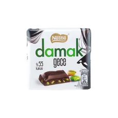 شکلات نستله داماک تلخ 55 درصد با مغز پسته Nestle Damak