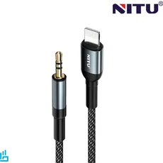 کابل AUX NAL020 نیتو NITU طول 1 متر تبدیل لایتنینگ به AUX