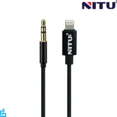 کابل NT-AUX015 نیتو NITU طول 1 متر تبدیل لایتنینگ به AUX