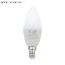 لامپ 7 وات شمعی با سرپیچ E14 افراتاب مدل AF-C37-7W - 