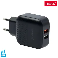 شارژر دیواری هیسکا مدل H111Q به همراه کابل تبدیل USB-C | اکسلنت کالا - 