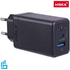 شارژر موبایل 65 وات هیسکا مدل HISKA H126GaN | اکسلنت کالا - 
