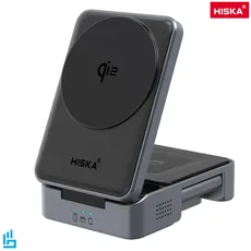 شارژر وایرلس مگنتی بی سیم 3 کاره هیسکا HISKA مدل HR15