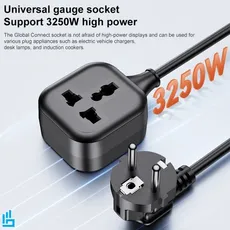 سیم سیار پاور سوکت یونیورسال یسیدو Yesido MC29 2M
