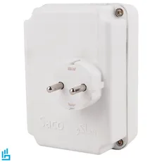 محافظ برق کامپیوتر صوتی تصویری 2 خانه کلیدار ارت دار ساکو Saco 22212