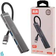 هاب 4 پورت Type-C ارلدام EARLDOM HUB19